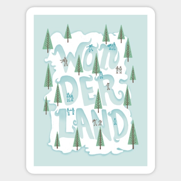 Wonderland Sticker by nickv47